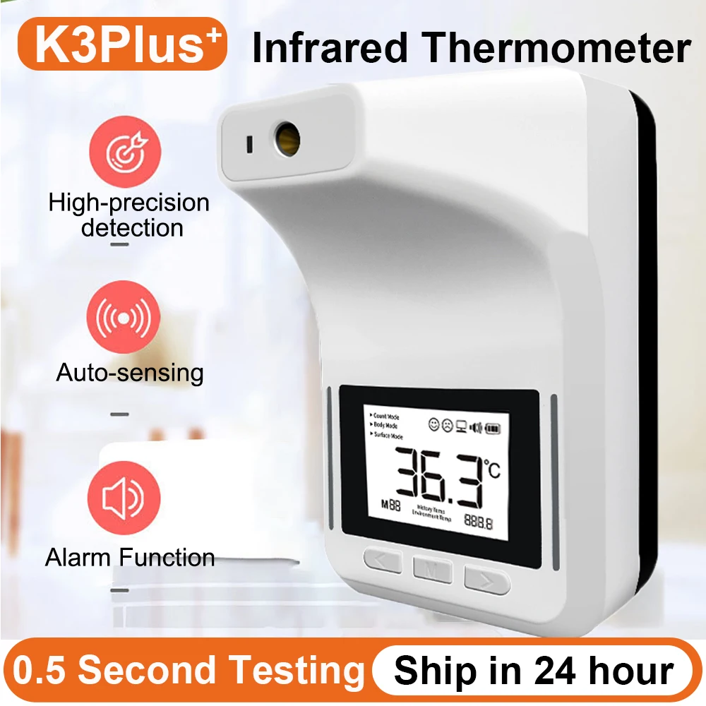 Настенный инфракрасный термометр K3Plus с ЖК-дисплеем цифровой датчик температуры