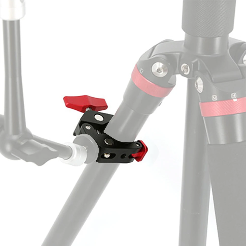 Aluminum Alloy Mount Holder Claw Stands with 1/4 3/8inch Screw Hole Adaptor for Gopro DJI SJcam DSLR Cameras Monitor Flashes |