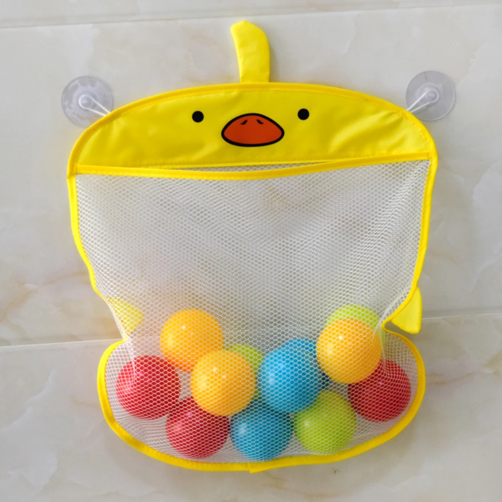 1 шт. сумка для хранения игрушек с мультяшной уткой детская в ванной большая