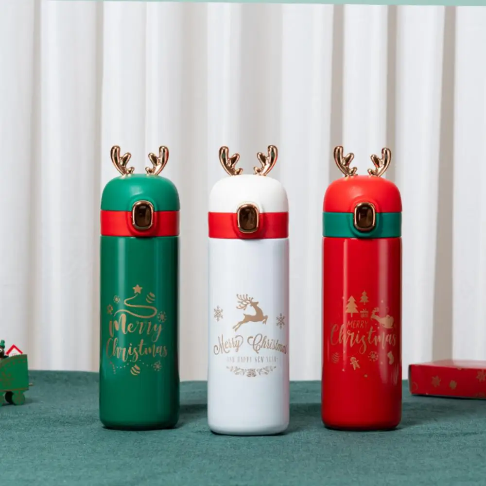 

Stainless Steel Water Bottle 300/330/450ml Christmas Vacuum Thermos Cup High Quality. Christmas Vacuum Flask