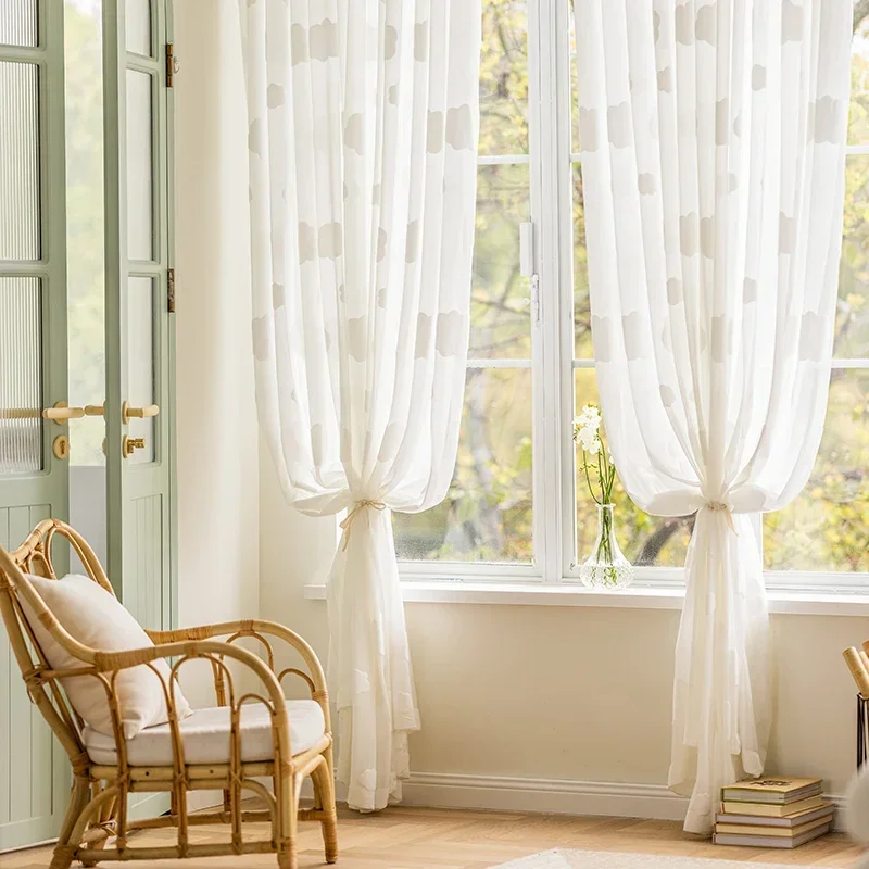 Белый Хмара 3D Тюлевые шторы для гостиной Спальня Детская комната со скоростью