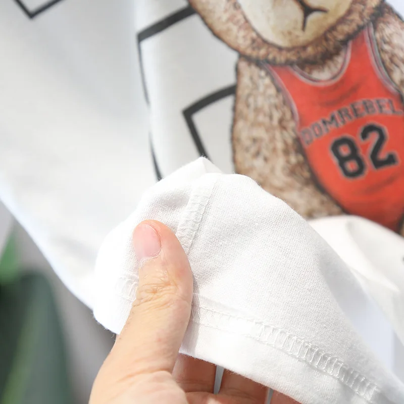 Летние комплекты модной одежды для мальчиков и девочек детские спортивные