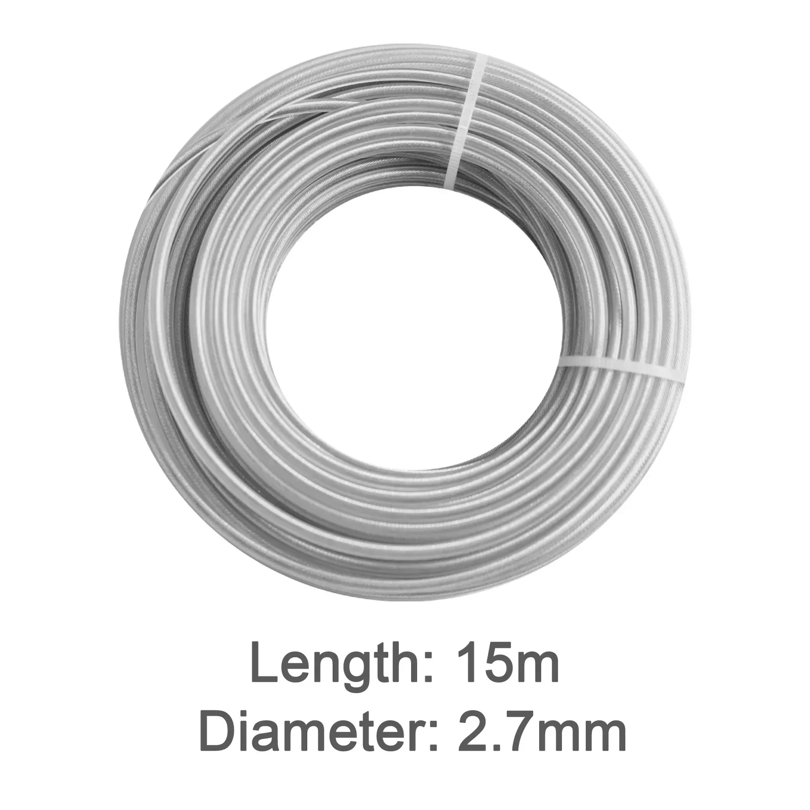 Нейлоновый трос для триммера травы 2 0/2 4/2 7/3 мм * 15 м