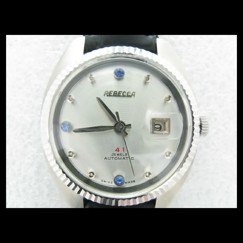 

Blue diamond[gold belly button coin] [equipped with Swiss original movement] Rebecca automatic mechanical watch