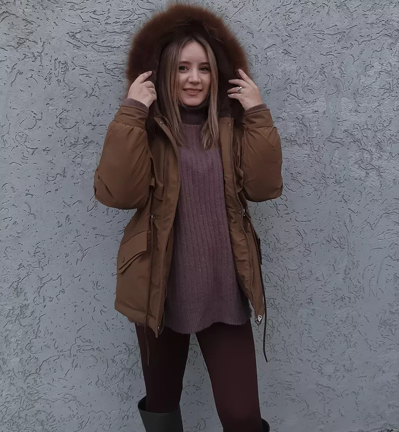 New2022 Padded Plus Size 2XL Winter Big Fur Jacket Women Loose Slim Warm Hooded Parka Coat Down jacket