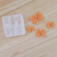 baking accessories candy bar cookie fondant tool silicone block moulds epoxy resin bowknot flower chocolate cake molds