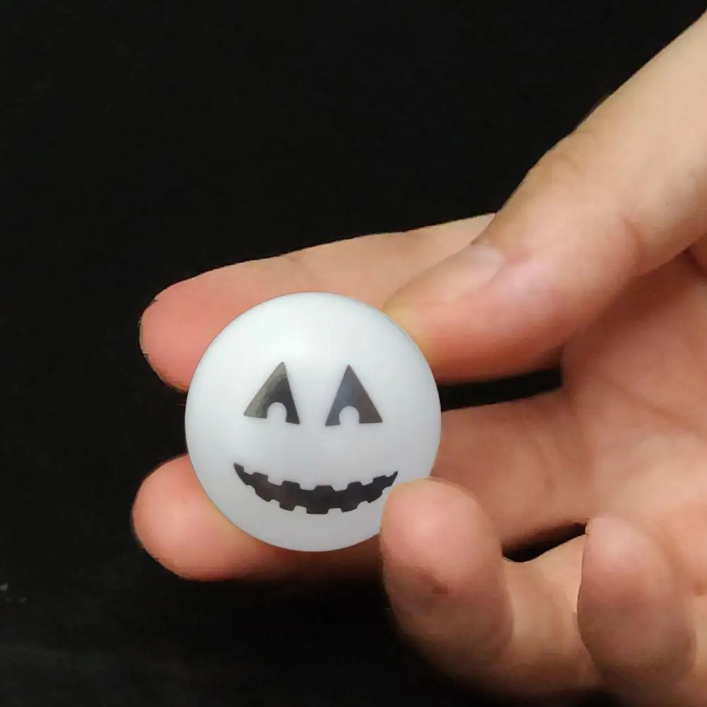 

Мячи для пинг-понга с изображением лица призрака, мячи для настольного понга на Хэллоуин, кошка, украшение для игр в бассейн, Забавный трюк или для карнавала