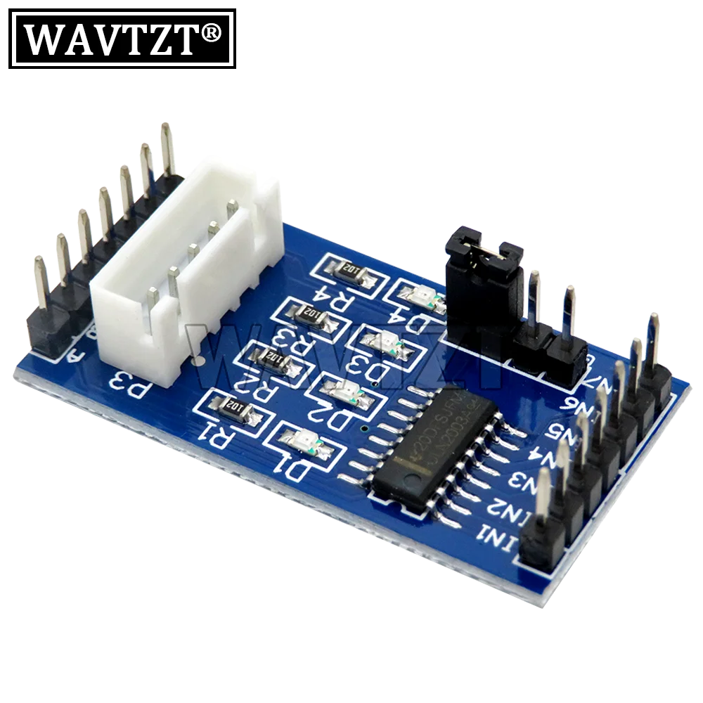 Плата драйвера шагового двигателя WAVTZT ULN2003 высокой мощности испытательный