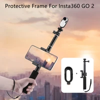 plastic protective frame mount for insta360 go 2 tripod mount adapter converter 14 adaptor cameras expansion accessories