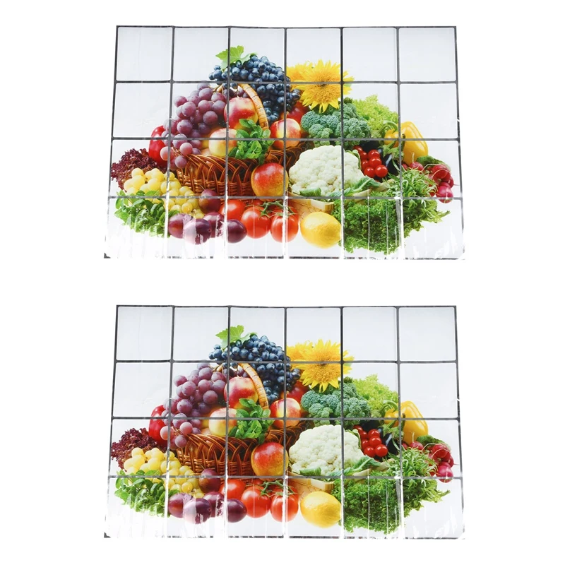 

3 шт. 60x90 см, настенная бумага, кухонный декор, самоклеящаяся плитка, настенная бумага, наклейка, узоры: фрукты