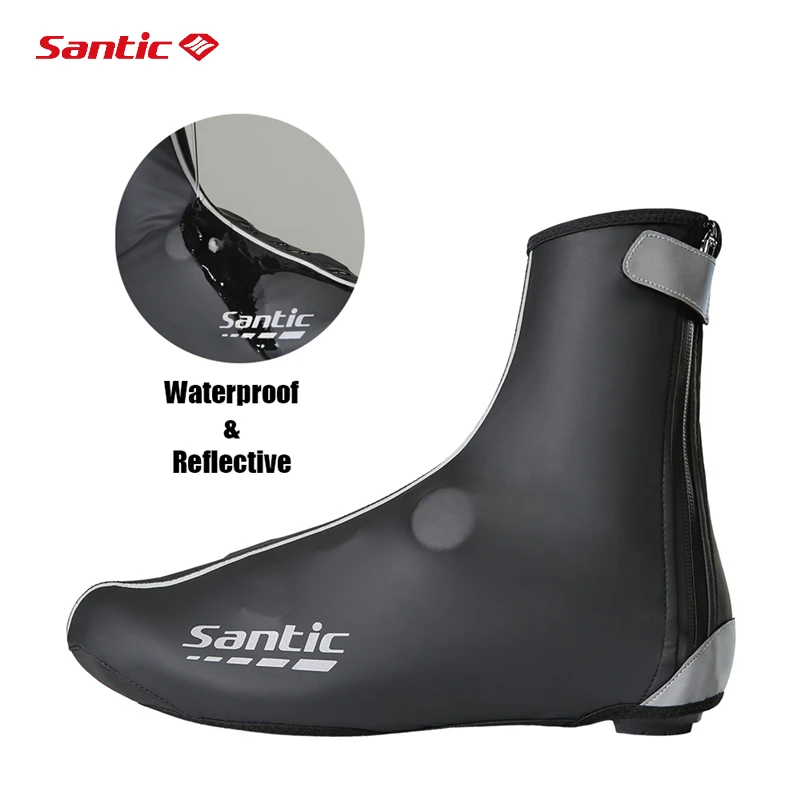 

Santic Cycling Shoes Cover Windproof Waterproof Warm Bicycle Overshoes Men Bike Boot Covers Shoe Protector Cycling Accessories