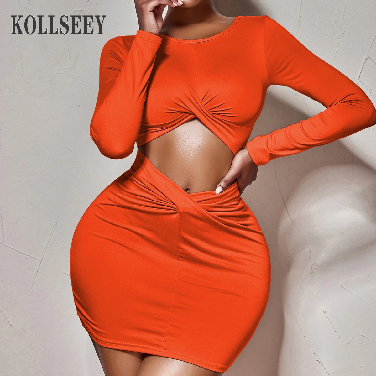 KOLLSEEY Brand 2022  Popular Sling Sleeveless Low Cut High Waist Casual Bodycon Women Sexy Dresses enlarge