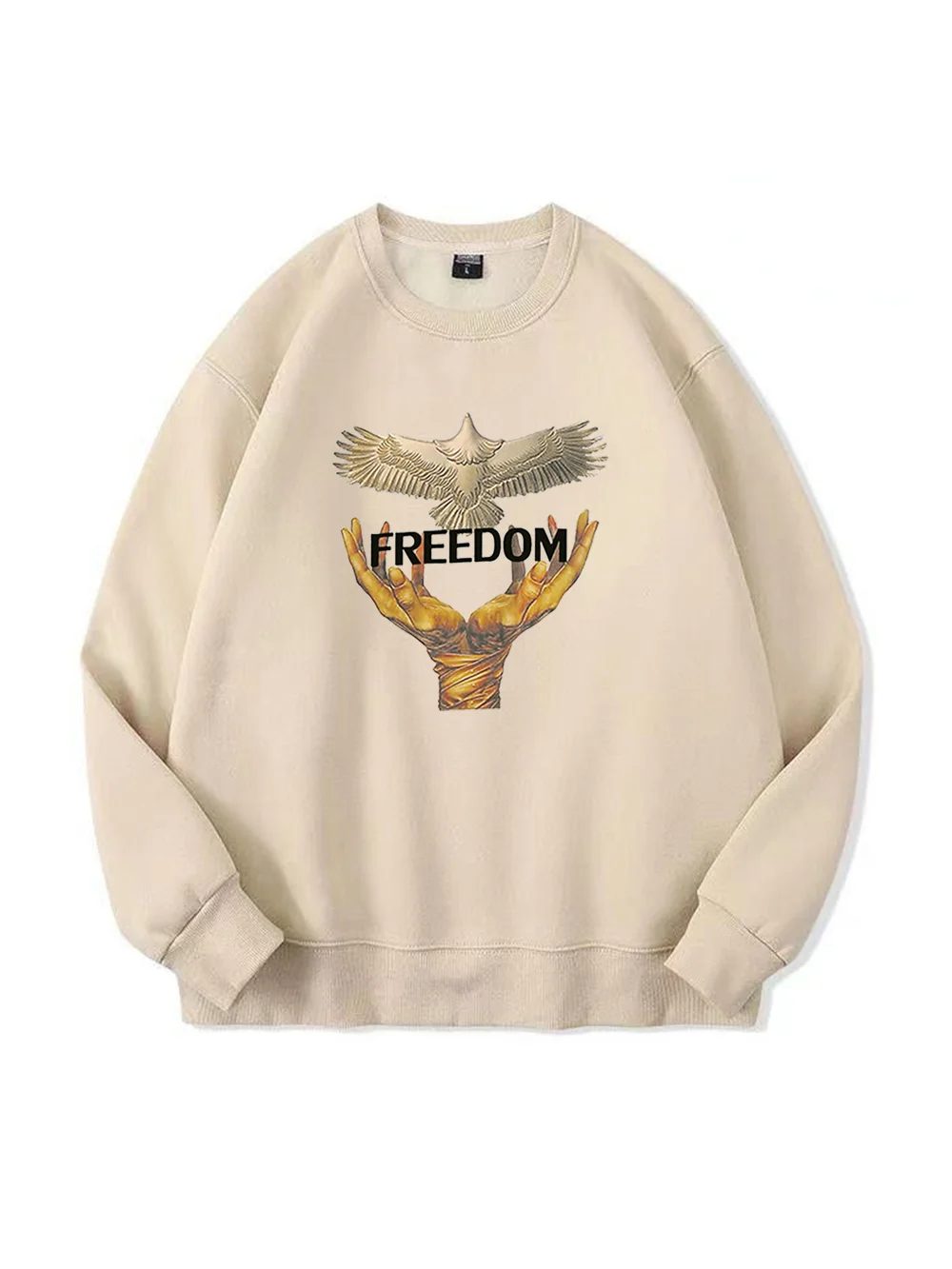 Y2k Толстовка большого размера унисекс готический панк пуловер с длинным рукавом