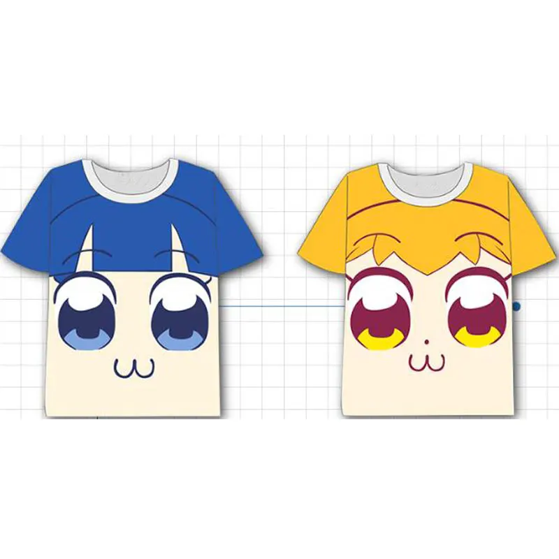New Anime POP TEAM EPIC T-shirt men T shirt Summer pipi Cotton Short-sleeve Men women Tees tops