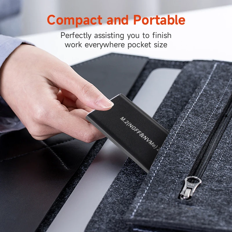 KingSpec M.2 SSD NVMe SATA двойной протокол адаптер USB 3 1 Gen2 10 Гбит/с OTG NGFF 6 Твердотельный