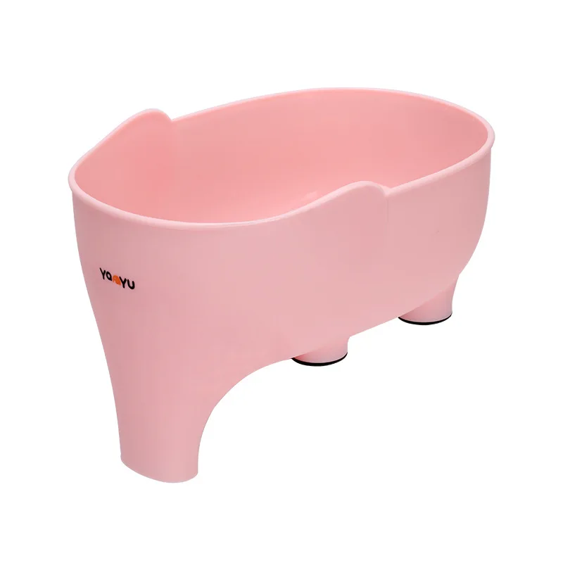 

Elephant Drain Basket Multi-purposeKitchen Storage Drain Basket HouseholdFruit and Vegetable Basket Plastic DrainBasket