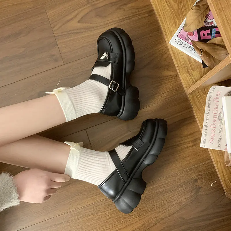 Женская обувь на платформе универсальные оксфорды в британском стиле сабо новые