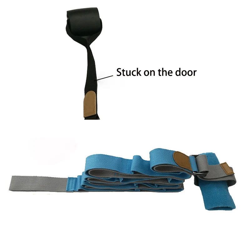 Эластичный растягивающийся ремень с разрезами для тренировки ног эластичный