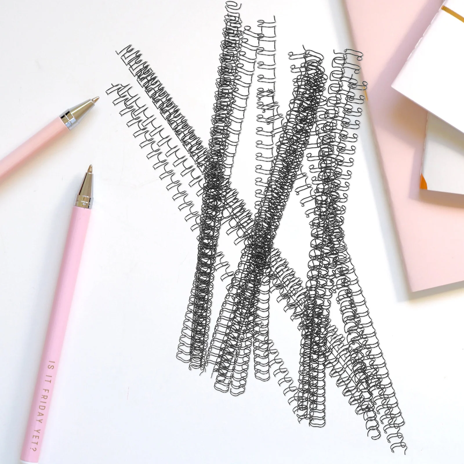 100 шт. связующие зажимы для блокнота связующее кольцо Спиральные кольца двойная