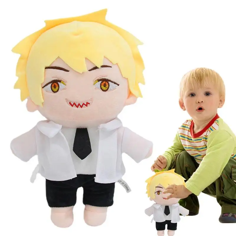 

Симпатичная плюшевая кукла с Бензопилой, 23 см, аниме-фигурка, плюшевые реквизиты для косплея, подарок для детей, девочек, мальчиков