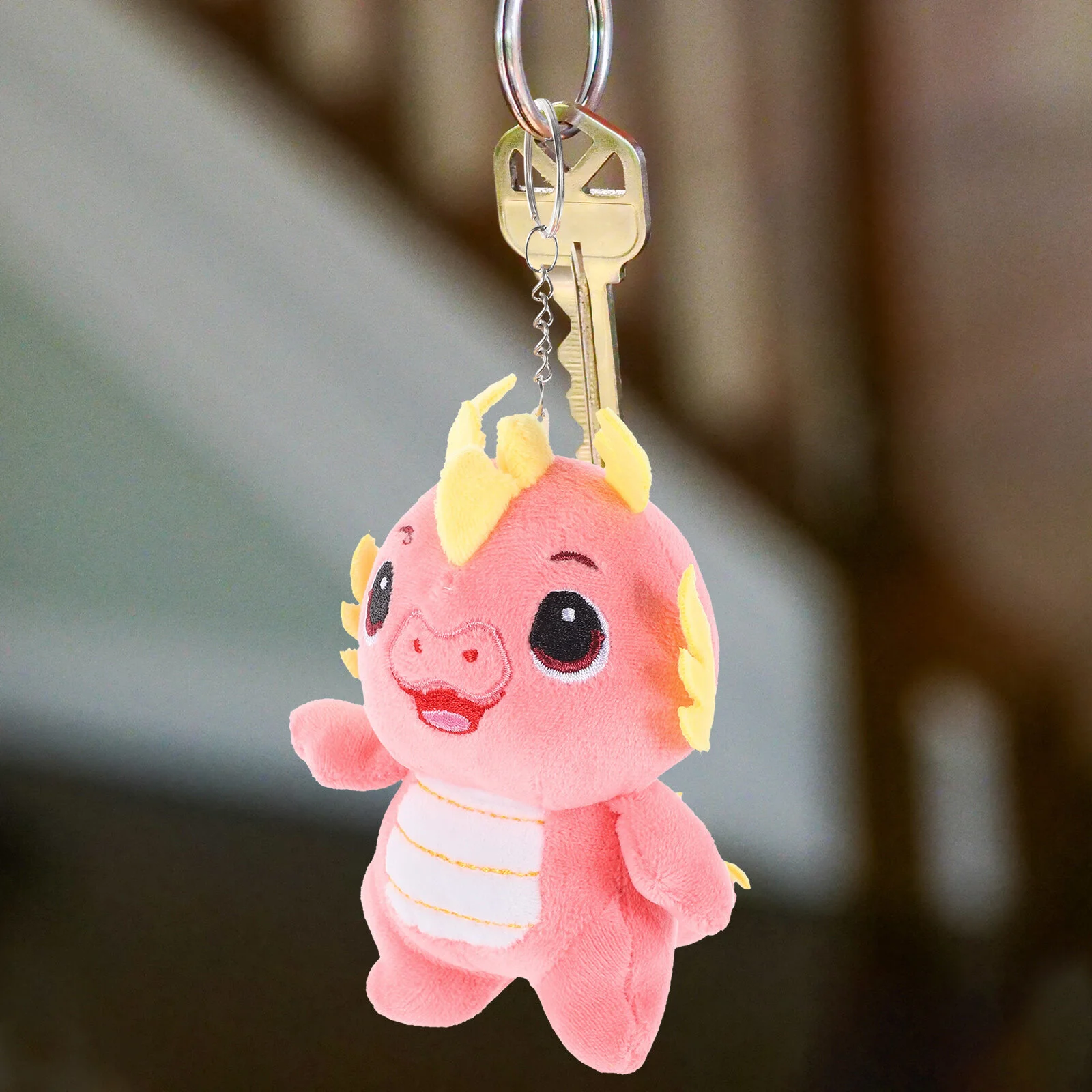 

Bags Schoolbag Plush Pendants Stuffed Dragon Ornament Key Chain Backpack Keychain