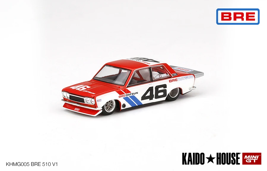 

Kaido House x MINI GT 1:64 Datsun 510 Pro Street BRE510 V2 KHMG006 LHD