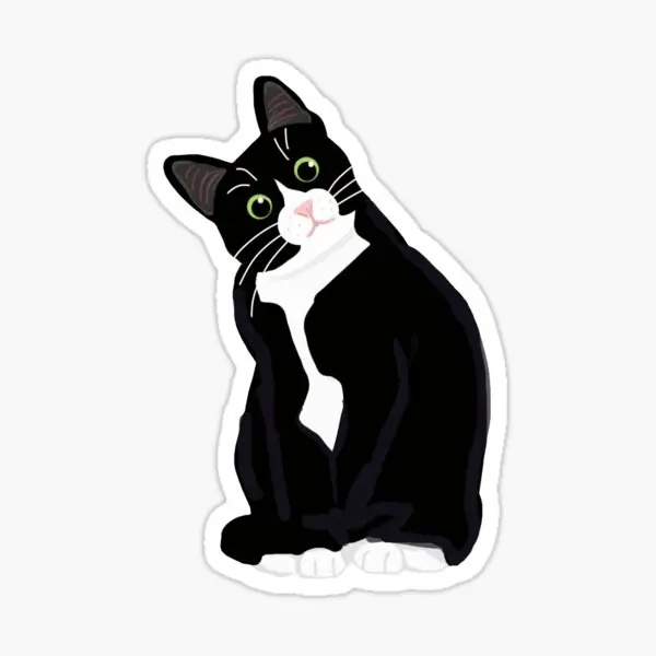 

Tuxedo Cat Sticker Sticker for Laptop Decor Bedroom Car Cute Cartoon Art Fashionable Public Suitcase