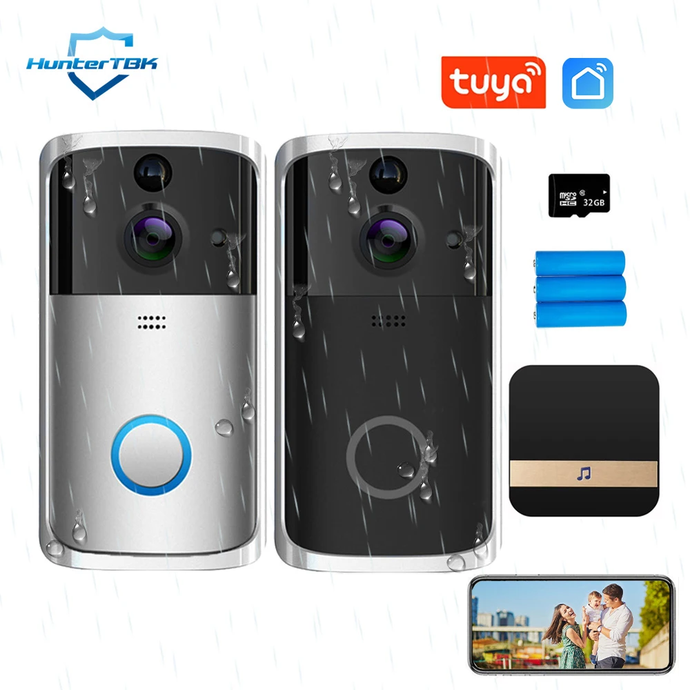 Tuya Video Door Bell Wifi Wireless Doorbell Smart Camera Doo