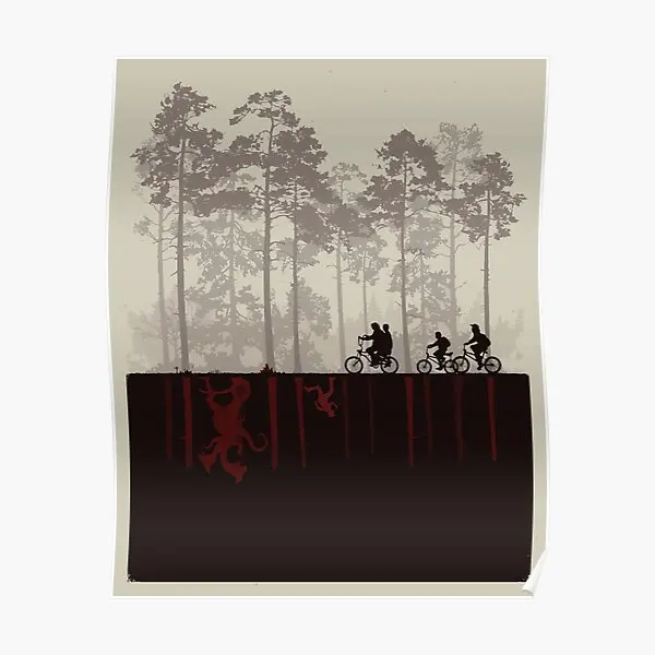 

The World Upside Down Poster Picture Funny Painting Art Mural Room Modern Vintage Print Home Wall Decor Decoration No Frame