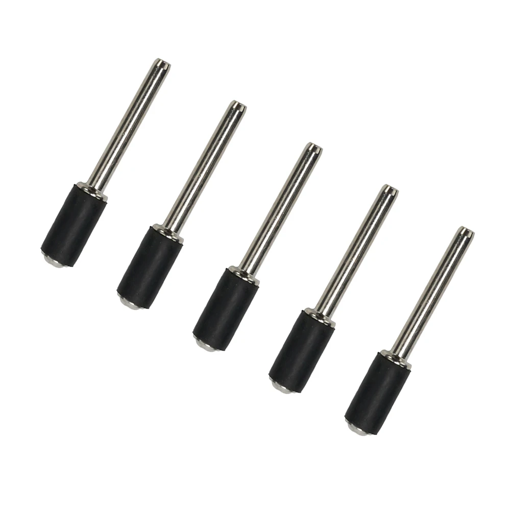 

5pcs Rubber Sanding Mandrels 1/8inch Grinder Drum Sandpaper Circle Kit For Rotary Tool Polishing Abrasive Tools