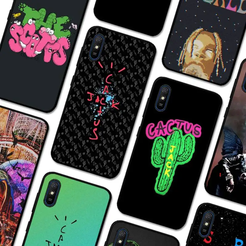 

cactus jack Travis Scott hiphop fashion Phone Case for Redmi 5 6 7 8 9 A 5plus K20 4X S2 GO 6 K30 pro