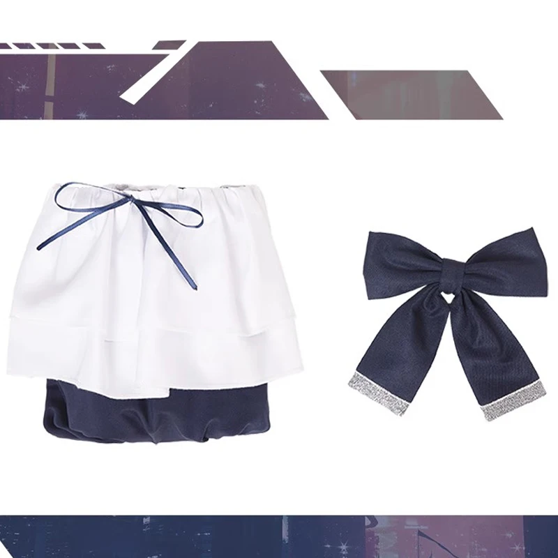 Игровой голубой архив Tsukiyuki Miyako костюмы для косплея милый женский купальник с