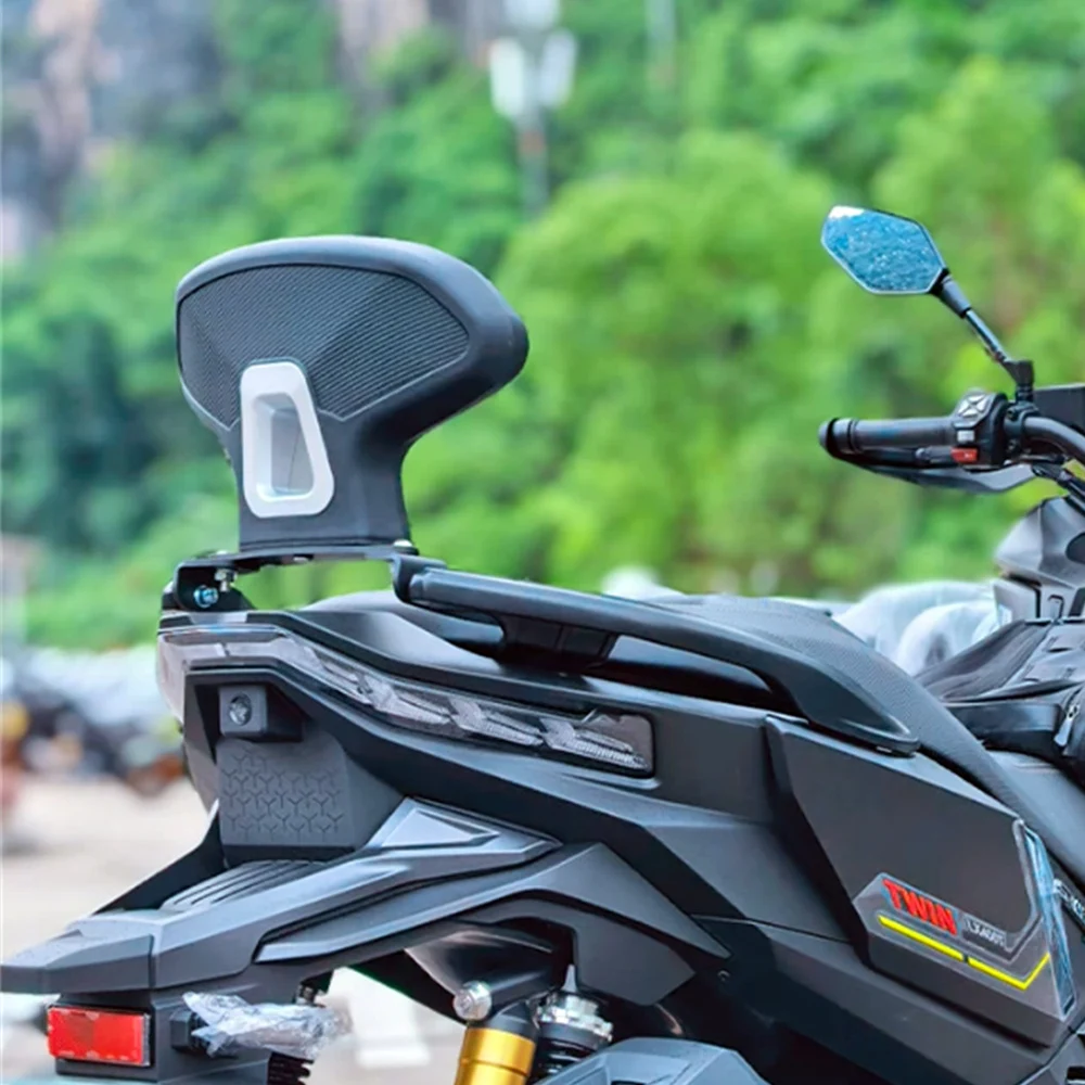 Фото Спинка сиденья для багажной платформы VOGE SR450X, задняя полка Loncin LX400T, спинка пассажирского сиденья, поясничная опора, защита выхлопной трубы №3