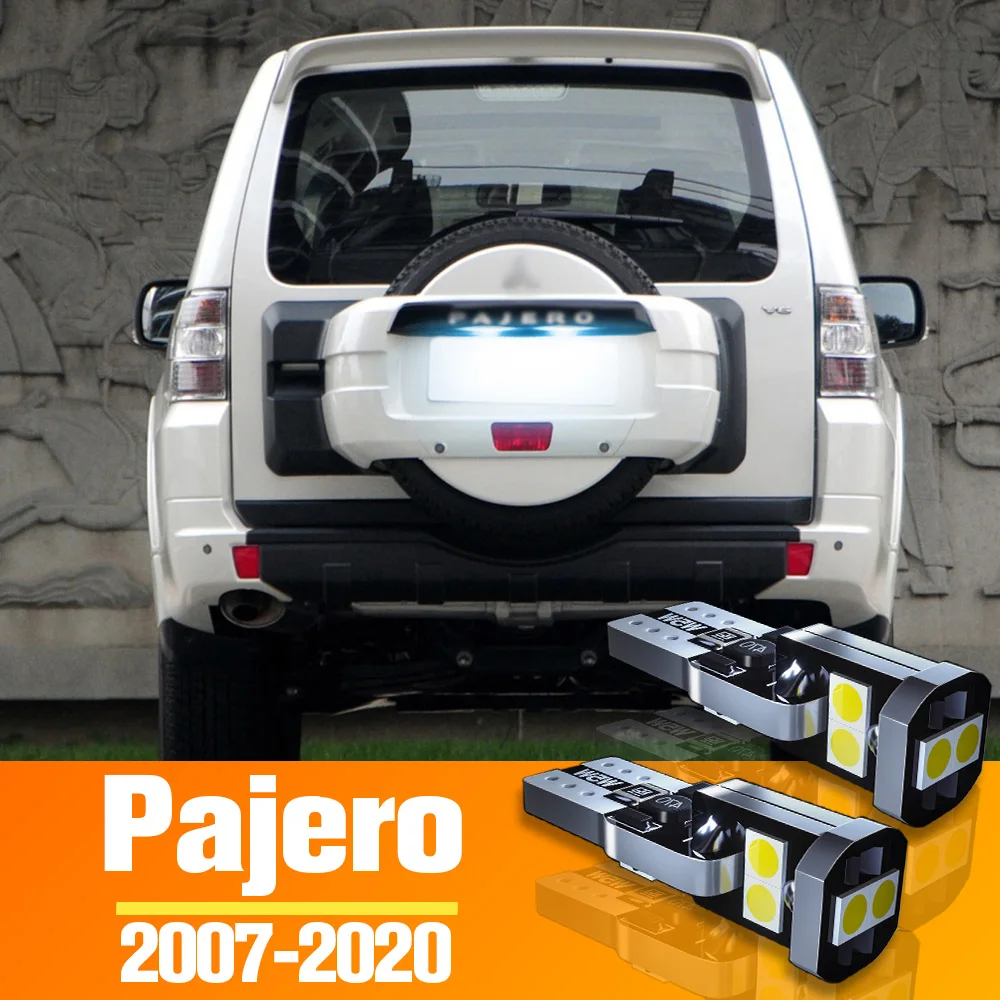 

2pcs LED License Plate Light Bulb Accessories For Mitsubishi Pajero V80 V93 V97 V98 2007-2020 2012 2013 2014 2015 2016 2017 2018