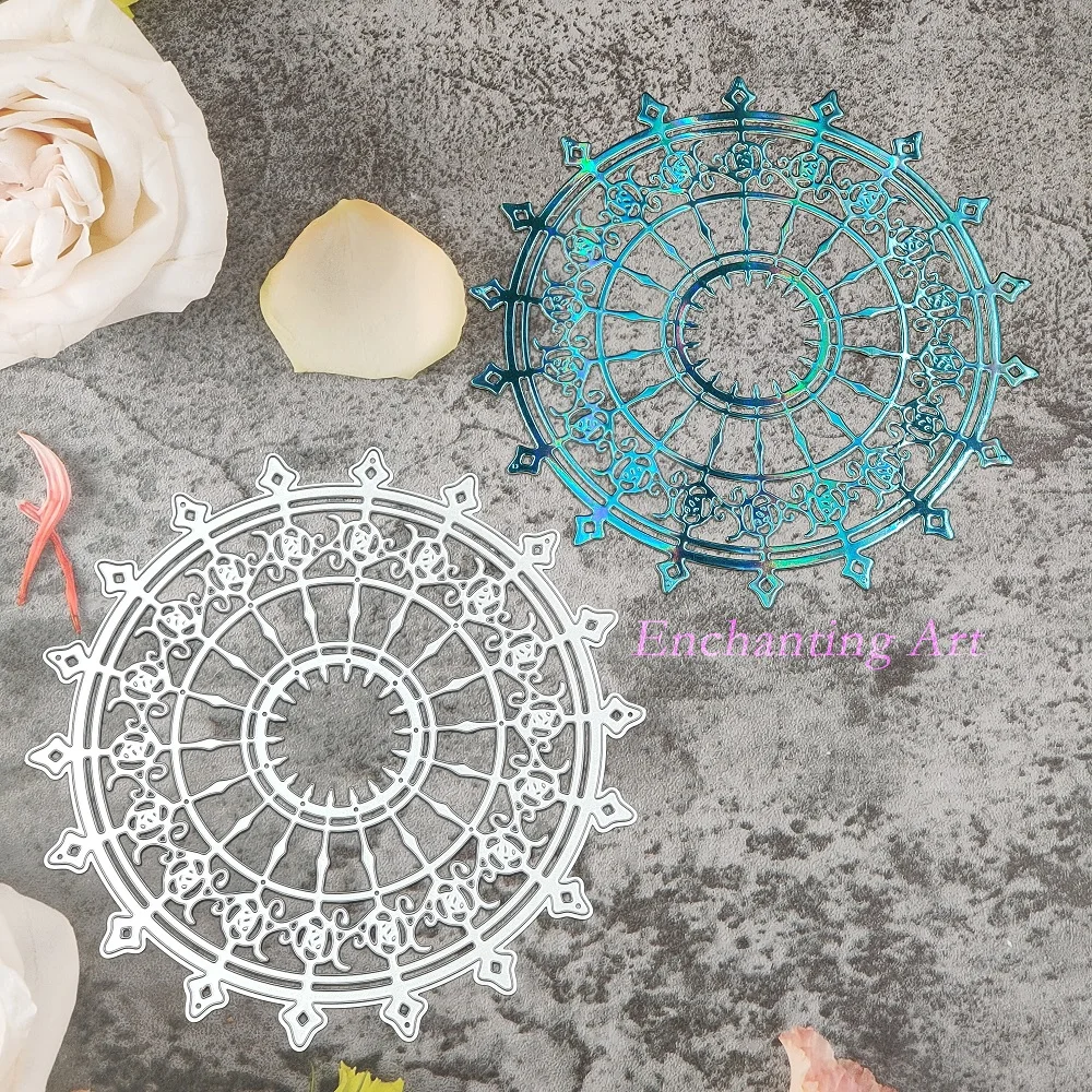 Круглые окна Европейского дизайна 2022 новый трафарет для резки металла рукоделия