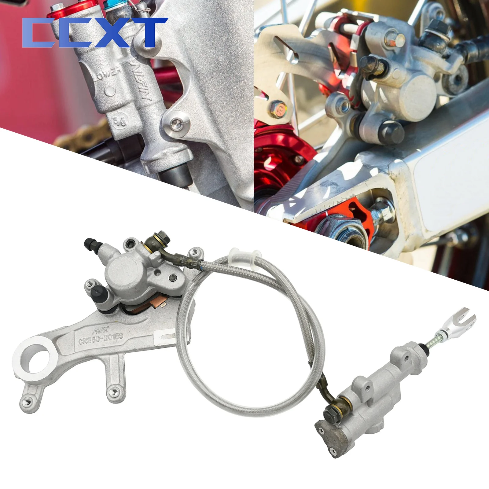 Насос заднего тормоза мотоцикла в сборе гидравлический суппорт масляная трубка