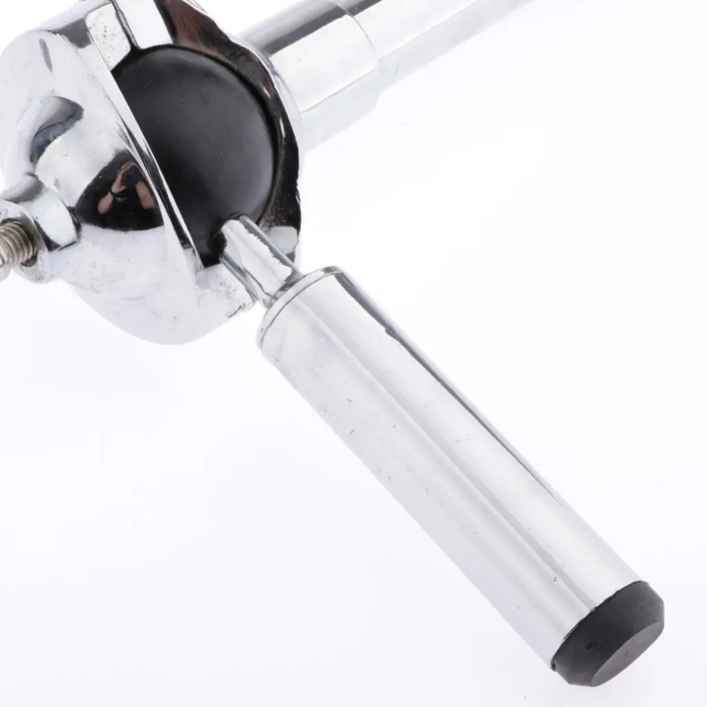 

Single Tom Holder Stand Mount Bracket Durable Steel Silver Plated