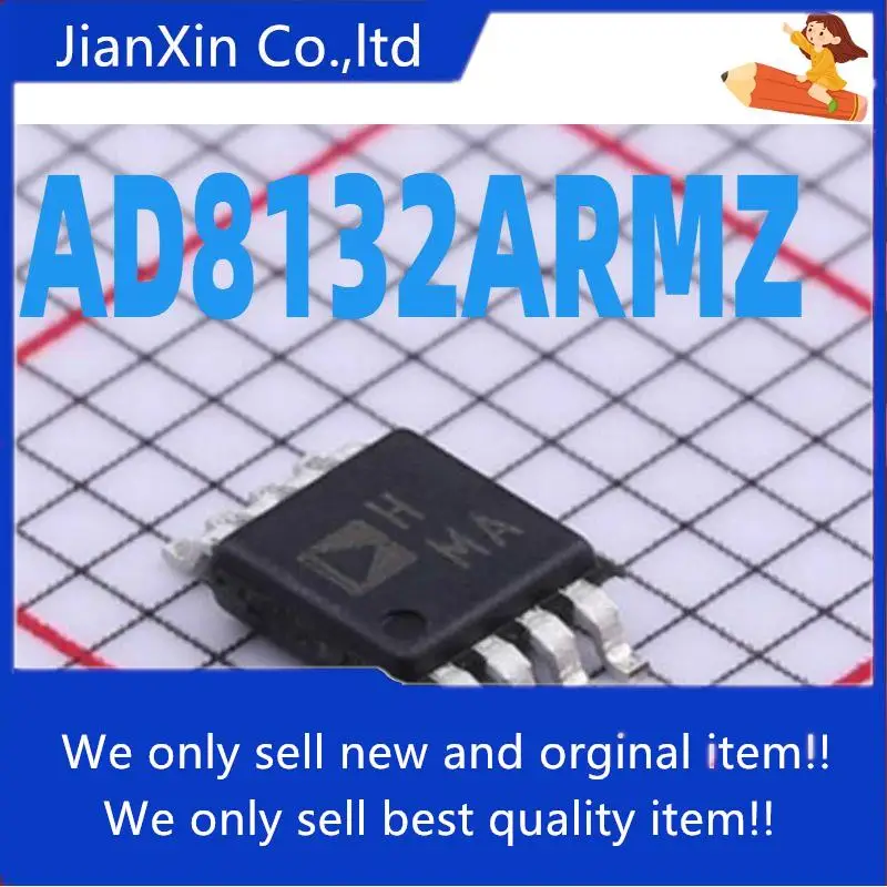 

10pcs 100% orginal new AD8132ARMZ AD8132ARM Amplifier Code HMA SMD MSOP-8