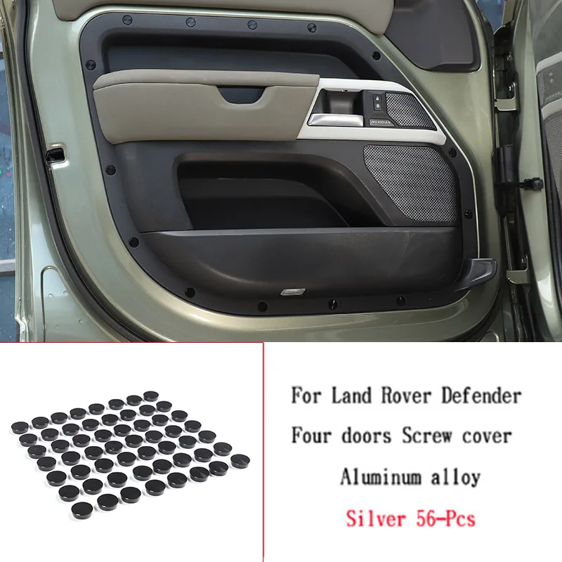 

Защитные винты из алюминиевого сплава для автомобильных дверей Land Rover Defender 110 130 2020-2024, декоративные крышки, Аксессуары для автомобилей