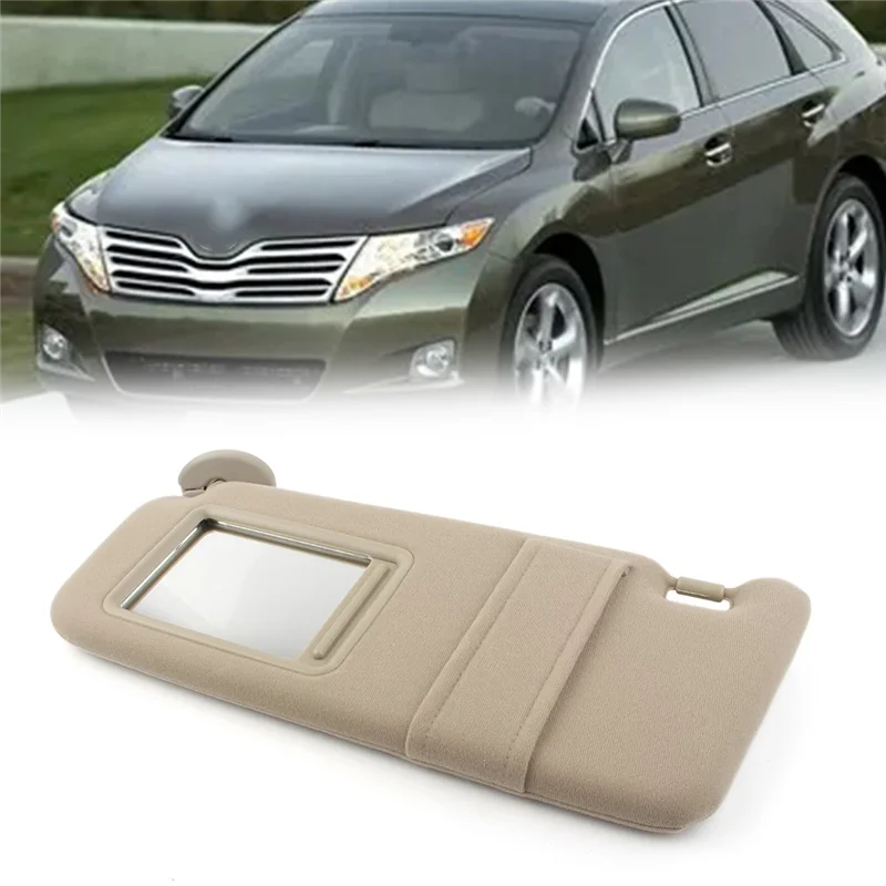 

Бежевый солнцезащитный козырек с солнцезащитной крышей 74310-0T022-A1 для Toyota Venza 09-16, автомобильный левый передний козырек, солнцезащитный козыр...