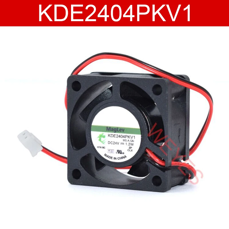 Оригинальный новый вентилятор охлаждения KDE2404PKV1 DC24V 1,2 Вт 2-wire 4020 4 см