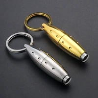cigar punch cigar drill stainless steel portable fashion cigar scissors tool accessories portable with keychain