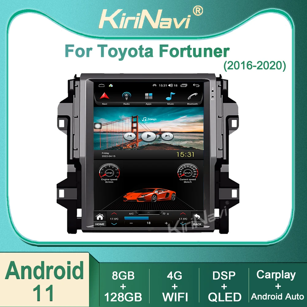 

Kirinavi For Toyota Fortuner 4 Runner 2016-2020 Android 11 Car Radio DVD Multimedia Video Player Stereo Auto Navigation GPS 4G