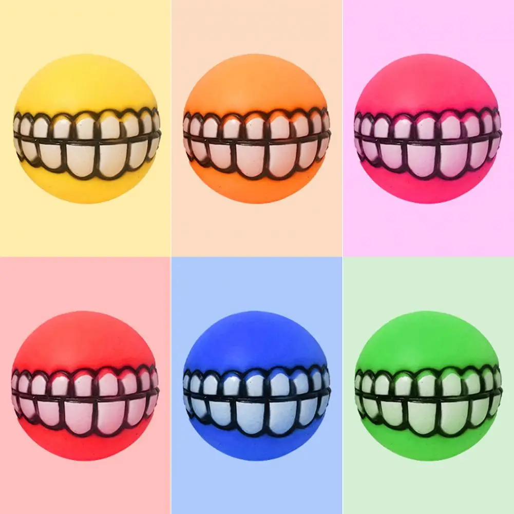 

Durable Pet Toy Attractive Reusable Vinyl Pet Toy Ball Pet Sounding Toy Dog Toy 6Pcs/Set