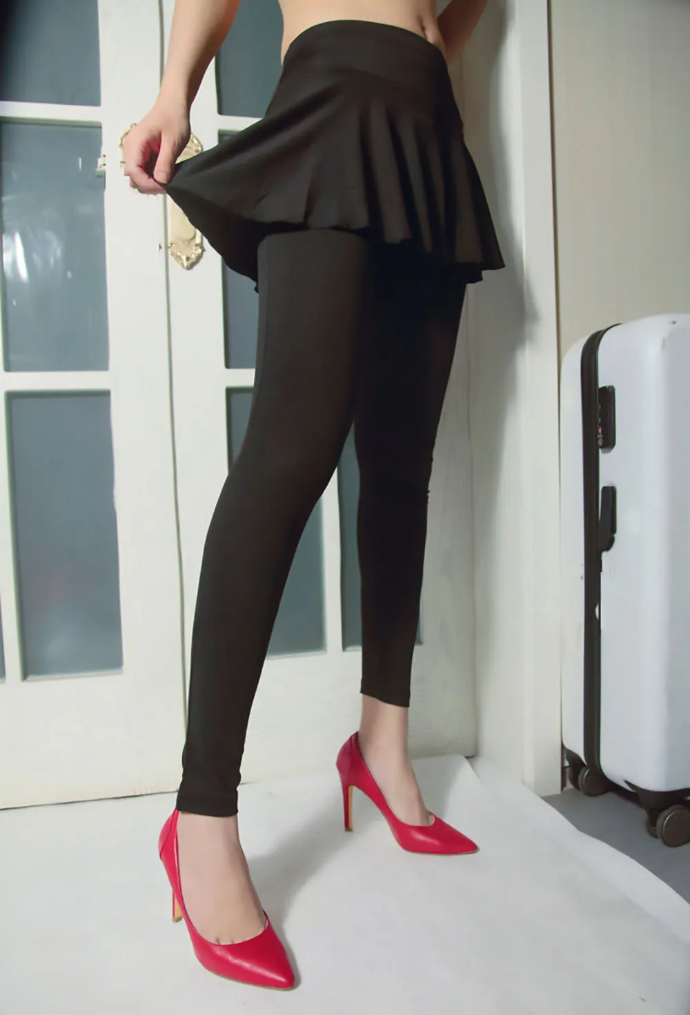 O Открытый секс в обществе промежность скрытая молния тренажерный зал Леггинсы