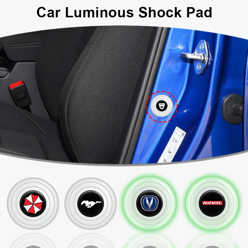 

4pcs Car Door Luminous Shock Absorption Pad for Audi S3 S4 S5 S6 S7 S8 RS3 RS4 RS5 RS6 RS7 RS8 SQ3 SQ5 SQ7 SQ8 TT Accessories