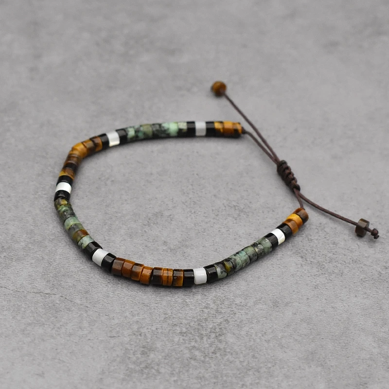 Браслет-разделитель из натурального камня для женщин