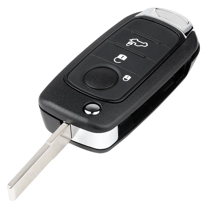 KEYECU 433.92MHz 4A / MQB48 Chip 2ADPXFI5AM433TX Flip Remote Car Key Fob for Fiat Tipo Toro 500X Crono Egea 2016+