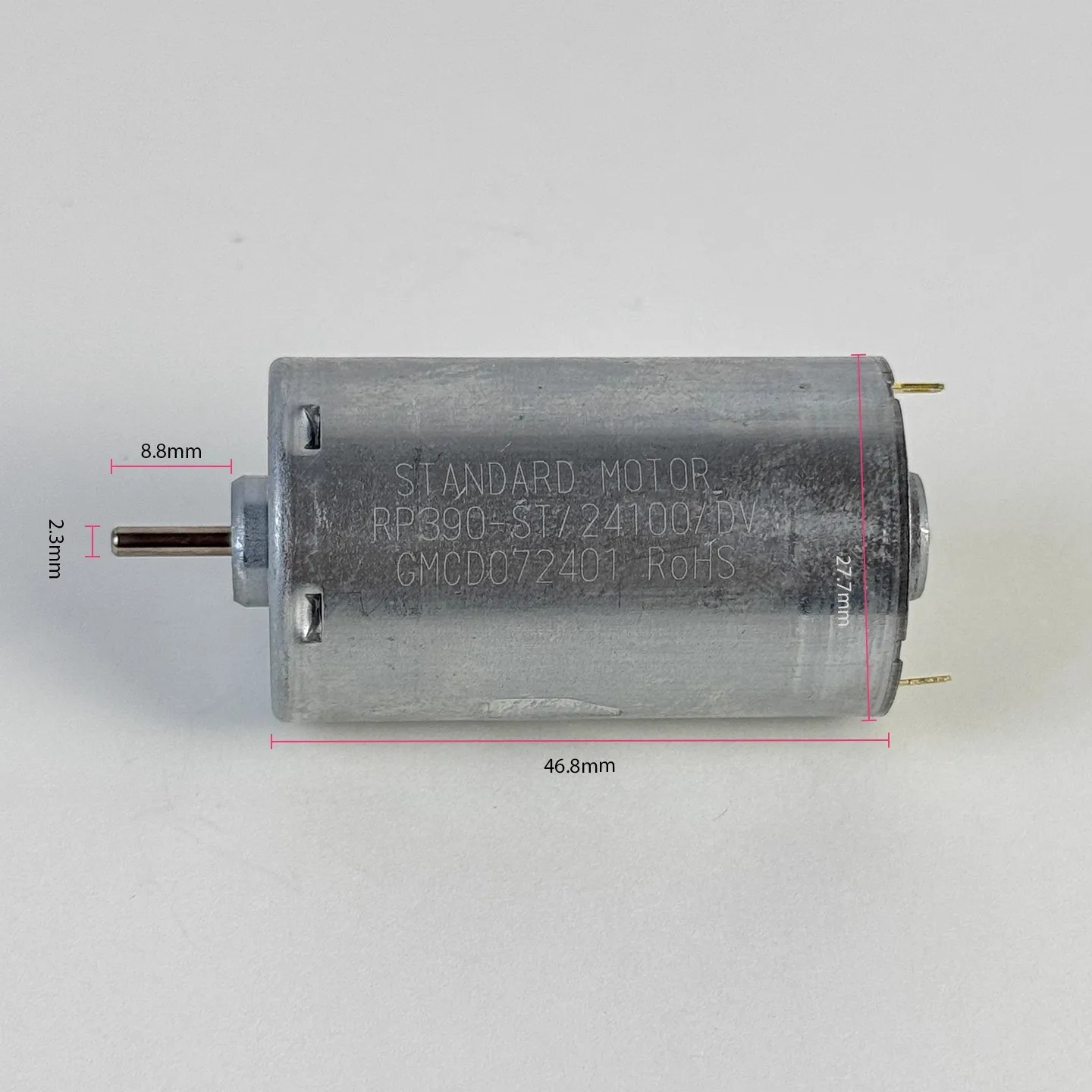 8000 обмин, 8900 обмин, 11300 обмин, 14,4 В RP360-ST RC500-KW RP390-ST, двигатель с роликовой щеткой для кромочной щетки для робота-пылесоса (art.: 3920d35bf5016) - 3920d35bf5016