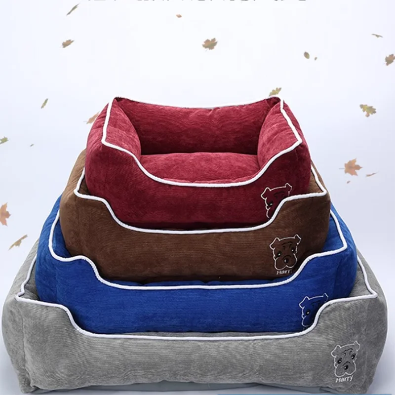 Складная овальная водонепроницаемая подушка для кровати собак современная